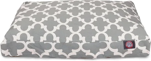 Vista 20 de Majestic Pet Products - Cama rectangular pequeña para perros y mascotas con cubierta extraíble lavable y enrejado gris