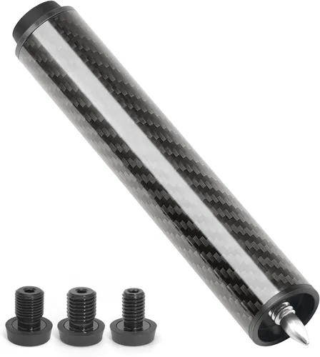 Vista 9 de Extensión de Taco de Billar con 3 Topes de Fibra de Carbono Extensor de Taco de Billar Accesorios de Taco de Billar