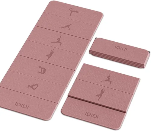 Vista 7 de Foldable Yoga Mat 8mm No-Curl Edges