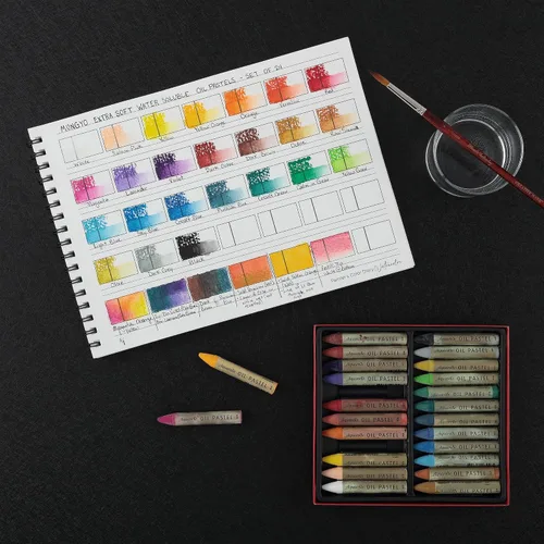 Vista 5 de HG Art Concepts Painters - Agenda de colores – 9 x 12 pulgadas, 140 libras, encuadernado en espiral, sin ácidos, libro de muestras de color con 10