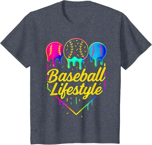 Vista 65 de Baseball Life Style 101 - Camiseta de béisbol para jóvenes