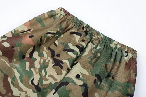 Vista 5 de ReliBeauty Disfraz de soldado, uniforme de camuflaje del ejército
