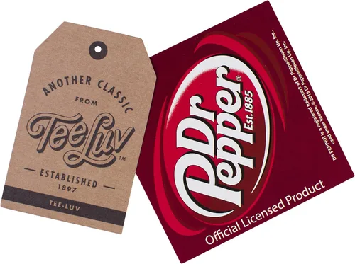 Vista 9 de Tee Luv Camiseta con logo Faded Dr Pepper Soda para hombre