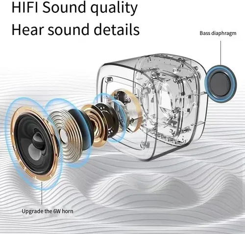 Vista 3 de Altavoz Bluetooth Home Audio inalámbrico para exteriores (interior) K Song Treasure Mini micrófono portátil Micrófono inteligente (micrófono único)