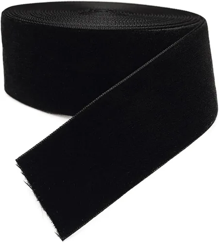 Vista 60 de Chenkou Craft 5 yardas de cinta de terciopelo para decoración navideña y embalaje artesanal