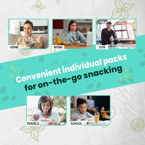 Vista 7 de Nutruit Snack de Lentejas Tostadas - Sal del Himalaya y Pimienta Negra Saludable - Vegano, Sin Gluten, Sin OMG, Alto en Proteínas, Saludable Para