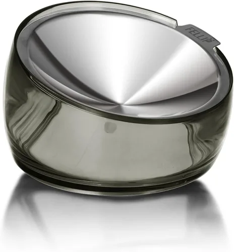 Vista 25 de Felli Oblik - Comederos elevados de acero inoxidable para perros pequeños de patas cortas, tazón de comida y agua, recipiente removible apto