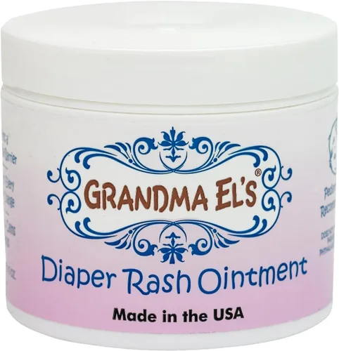 Vista 9 de Grandma El's El ungüento para erupción del pañal ayuda a curar irritante Chaping Alivia y previene la erupción del pañal suaviza y suaviza la piel
