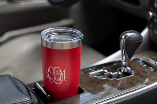 Vista 5 de The Personal Exchange Vaso aislado personalizado de 20 onzas, elige tu