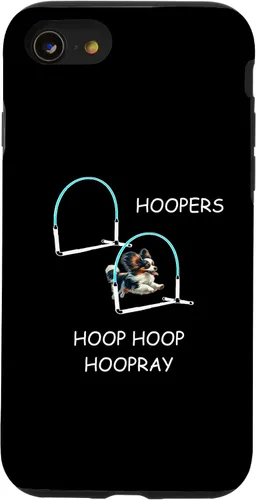 Vista 13 de iPhone 15 Dog Agility Dog Hoopers Papillon - Hoop Hoop Hoopray Case