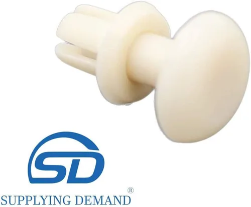 Vista 3 de Supplying Demand WB03X27704 WB02X10997 Botón de bloqueo de microondas Remache Reemplazo Modelo Específico No Universal