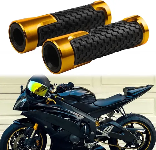 Vista 11 de JMTBNO Manijas universales de motocicleta de 7/8 pulgadas, 0.866 in, agarres de goma CNC compatibles con Honda Yamaha, Suzuki, Kawasaki, Dirt Bike