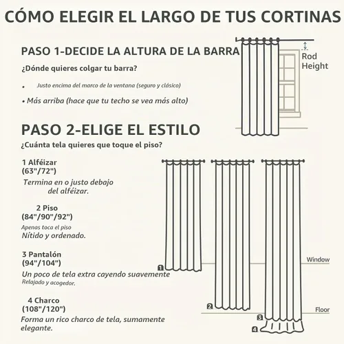 Vista 8 de jinchan Amlie - Cortinas florales de lino de 63 pulgadas de largo para sala de estar, dormitorio, casa de campo, cortinas de decoración de campo