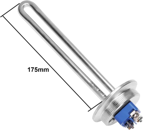 Vista 3 de DERNORD Densidad de alta vatio del calentador de agua de inmersión del elemento de calefacción 120V 1500W del elemento de calefacción