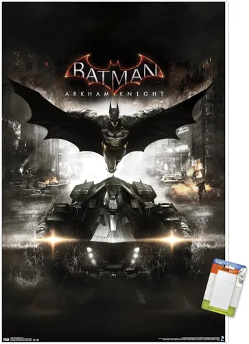 Vista 10 de Trends International DC Comics VIdeo Game - Arkham Knight - Póster de pared de arte clave, 14.725 x 22.375 pulgadas, versión premium sin marco