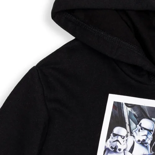Vista 6 de STAR WARS R2-D2 Stormtrooper Darth Vader - Sudadera con capucha de forro polar para niños pequeños y grandes