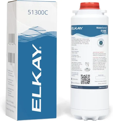 Vista 9 de Elkay WaterSentry 51300C - Filtro con certificación NSF/ANSI de microplásticos (3 unidades)