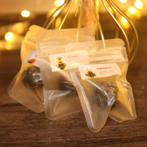 Vista 5 de FullChea - Té floreciente, 12 variedades únicas - Té floral en 12 deliciosos sabores frutales - Regalo para amantes del té, Navidad, aniversario