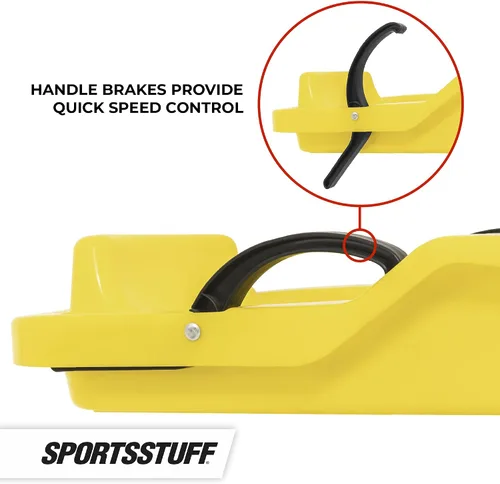 Vista 5 de SportStuff Classic Sleds and Snow Discs - Kids Snow Sleds - Downhill Toboggans - Multiple Colors/Styles