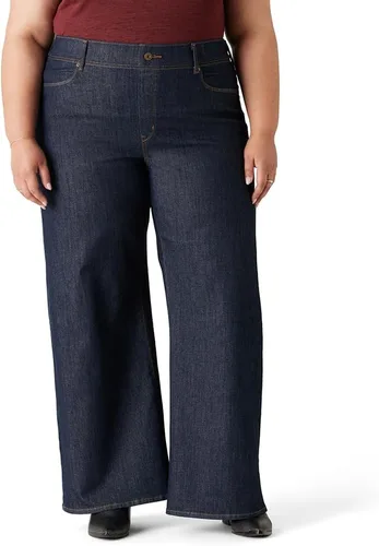 Vista 8 de Levi Strauss Signature Gold Jeans de pierna ancha totalmente moldeadores para mujer Leyenda azul