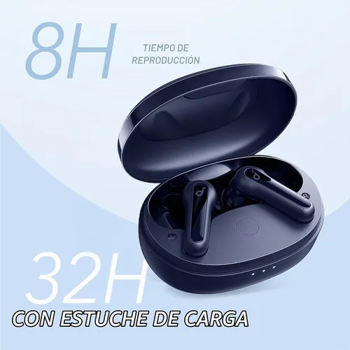 Vista 6 de Soundcore de Anker Life P2 Mini Auriculares True Wireless, Bluetooth 5.2, Controladores de 10mm para Bajos Profundos, EQ Personalizado, 32H