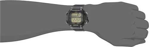 Vista 2 de Casio Reloj de cuarzo con batería de 10 años con correa de resina negro 272 modelo DW-291H-9AVCF Negro - Estándar