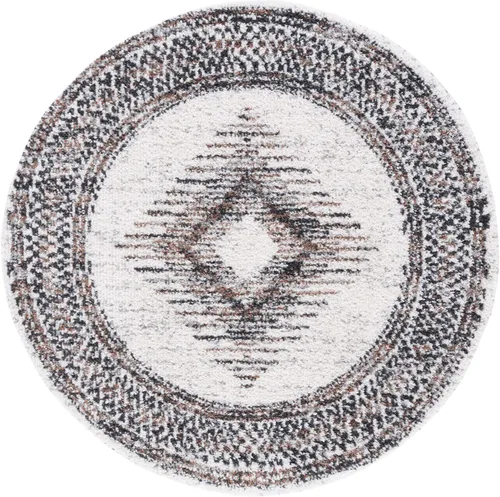 Vista 11 de SAFAVIEH Jericho Shag Collection - Alfombra de pasillo, 2 pies 3 pulgadas x 6 pies, color negro y óxido, no desprende pelusa y de fácil cuidado, 1.2