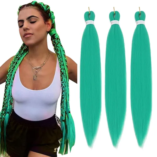 Vista 11 de Firstcyh Hair Cabello trenzado preestirado de 12 pulgadas, cabello trenzado 1B para mujeres negras, 8 paquetes de cabello trenzado bohemio