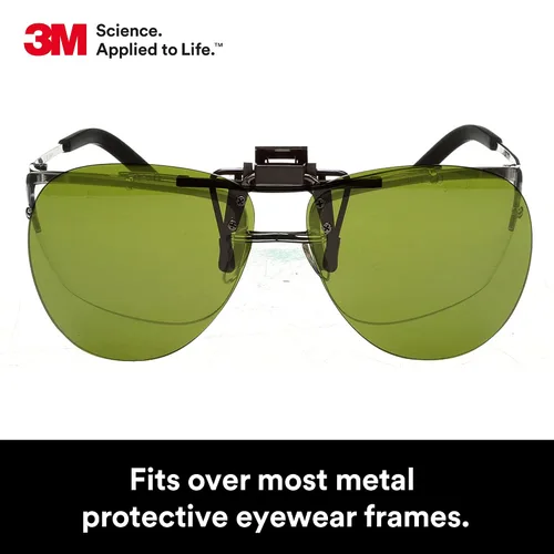 Vista 4 de 3M Lentes rebatibles para soldado contra luz infrarroja para anteojos de protección, 40427- 00000 -10 Shade 3 (paquete de 1)