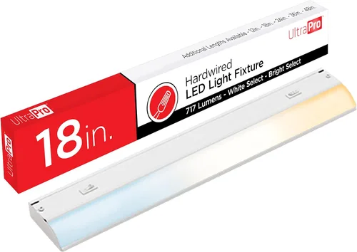 Vista 10 de UltraPro Luces cableadas para debajo del gabinete de 12 pulgadas, 3 ajustes de color, 2700 K/4000 K/5000 K, blanco cálido, blanco frío y luz diurna