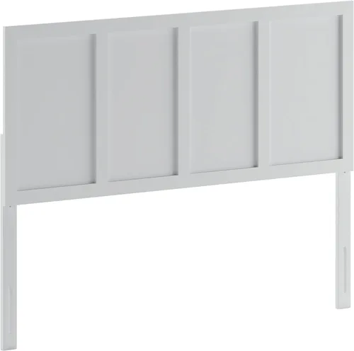Vista 3 de Flash Furniture Cabecero ajustable de metal Queen, color blanco
