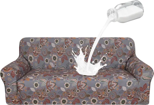 Vista 23 de ALIECOM Fundas para Sillas 100% Impermeables, Funda para Sillón para Sala de Estar, Apta para Mascotas, Fundas Lavables para Sillón, Funda