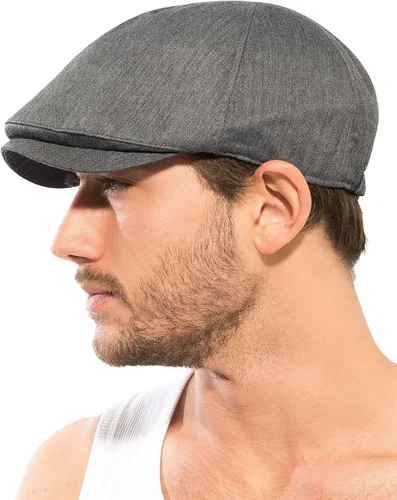 Vista 8 de ililily Gorra plana de algodón Gatsby Ivy Irish Hunting Newsboy elástico