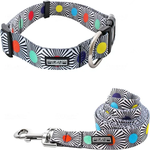 Vista 59 de Lucky Love Dog - Collar de perro ajustable con hebilla de fácil clic para los pequeños, duradero y cómodo para perros machos y hembras, collar