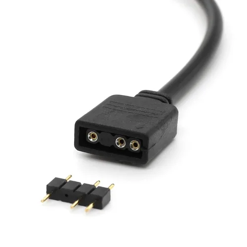 Vista 4 de Cable Divisor ARGB, Cable de Extensión Divisor RGB Direccionable de 1 a 2 Hembra a Hembra 5V 3 Pines Cable de Sincronización LED ARGB para Extender