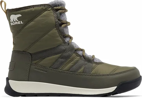 Vista 2 de SOREL Whitney Botas cortas con cordones para mujer, botas de invierno de nailon impermeables