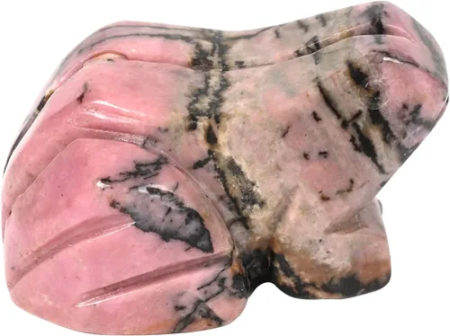 Vista 19 de Figura de cristal de rana con piedras preciosas de obsidiana negra, pequeña tallada a mano, estatua de cristal curativo, escultura de animales