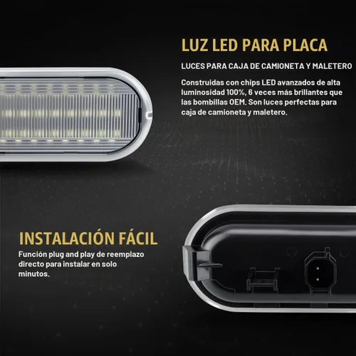Vista 7 de Luces LED para caja de camión Lámpara de carga con arnés de cableado para Ford F150 2015-2022