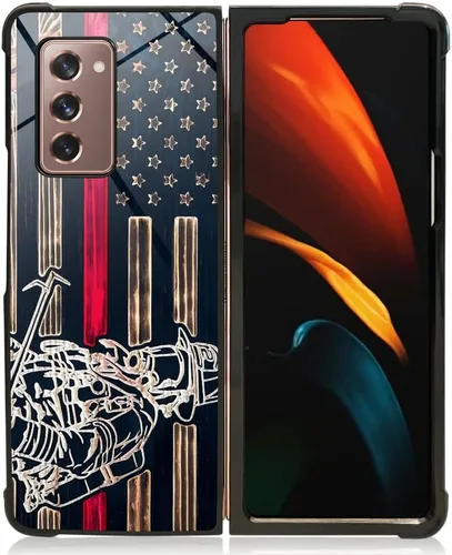 Vista 11 de DAIZAG Funda compatible con Samsung Galaxy Z Fold 2 5G, protección completa, a prueba de golpes, antiarañazos, funda de poliuretano termoplástico