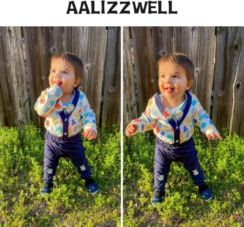 Vista 3 de Aalizzwell Traje de Pascua para bebés recién nacidos