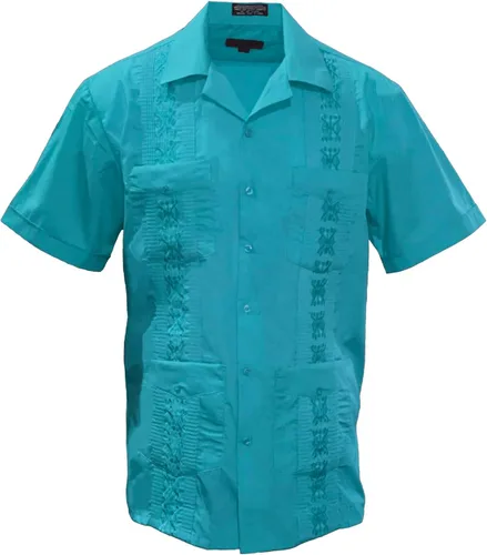 Vista 11 de Gravity Threads Camisa de verano Guayabera para hombre