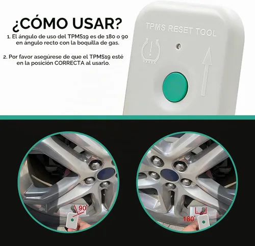 Vista 5 de 1 unidad de restablecimiento de presión de neumáticos automotriz, herramienta de entrenamiento de programación de diagnóstico de fallas del sensor