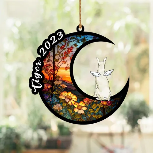 Vista 41 de Nazenti Atrapasoles conmemorativo para perros, adornos de Navidad personalizados para perros, adorno de Navidad, regalos conmemorativos para perros