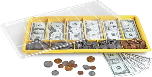Vista 2 de Learning Resources Kit de dinero gigante para el aula
