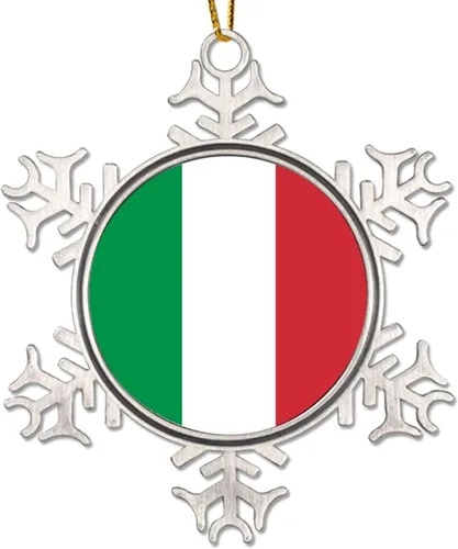 Vista 13 de Adornos de Navidad de Alemania, bandera de Alemania, novedad de metal, copo de nieve, adorno de Navidad, bandera nacional, recuerdo del país