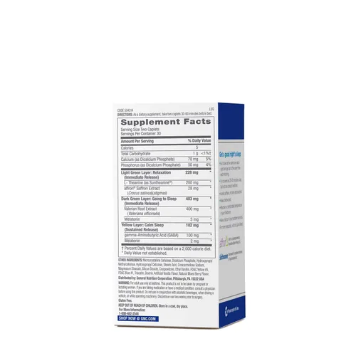 Vista 2 de GNC Nutrición preventiva Tri-Sleep, sueño tranquilo y relajación, 60 cápsulas