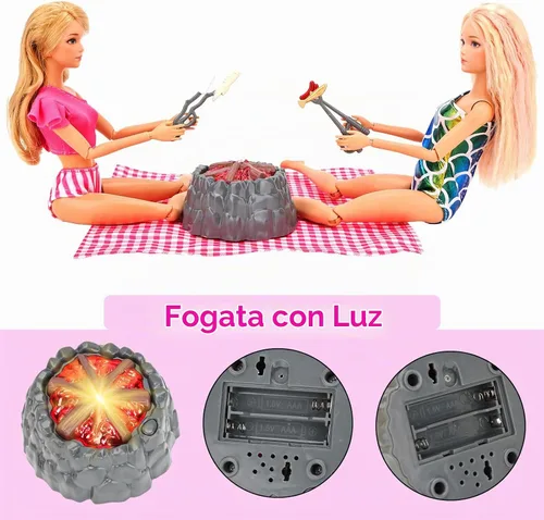 Vista 4 de 27 piezas de ropa y accesorios para muñecas de verano de 11.5 pulgadas