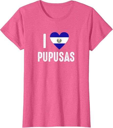 Vista 91 de Camiseta I Love Pupusa from El Salvador