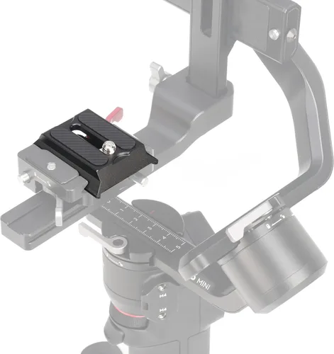 Vista 5 de Hersmay Arca Swiss Placa de liberación rápida para DJI Ronin RS2 RSC2 RS3 RS3PRO RS3mini placa estabilizador cardán accesorios compatibles con placa