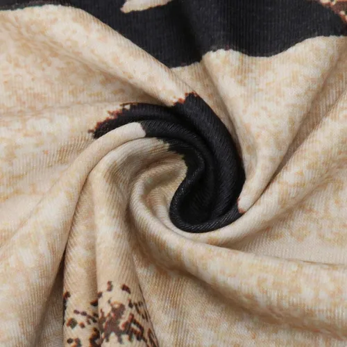 Vista 4 de Ollysqiar Camisetas sin mangas con estampado étnico vintage para mujer, cuello en V, para dormir